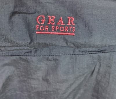 Vintage Gear For Sports Men's Large Arkansas Razorbacks Windbreaker - Thumbnail 5