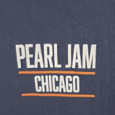 Pearl Jam Men's Small Blue 2024 Chicago S/S Concert T-Shirt - Thumbnail 2