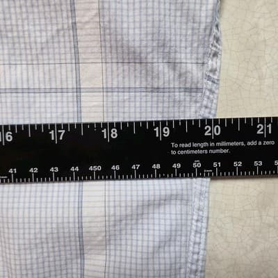 Michael Kors Shirt Men's Blue Medium 15.5 -32/33 Slim Fit Stretch Long Sleeve - Thumbnail 5