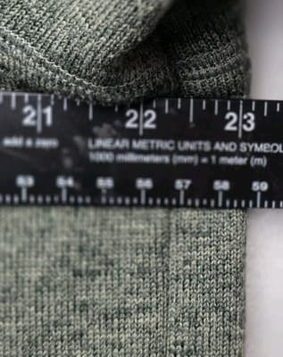 Croft & Barrow Men's Large Olive Green 1/4 Zip Long Sleeve Pullover - Thumbnail 7