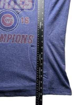 Chicago Cubs Adults Large Blue 2016 World Series Champions Hoodie - Thumbnail 7
