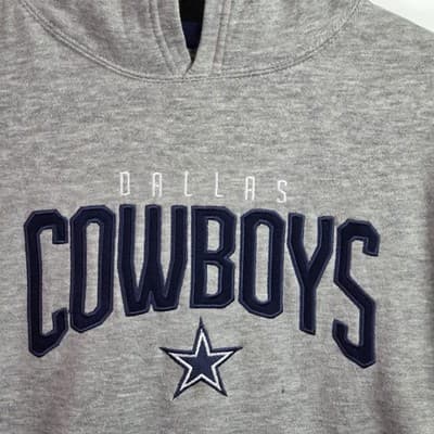 Dallas Cowboys Youth (20) Heather Gray Hoodie - Thumbnail 2