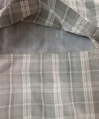 Weatherproof Men's XL Gray Plaid Vented Outdoor Fishing Shirt - Thumbnail 7