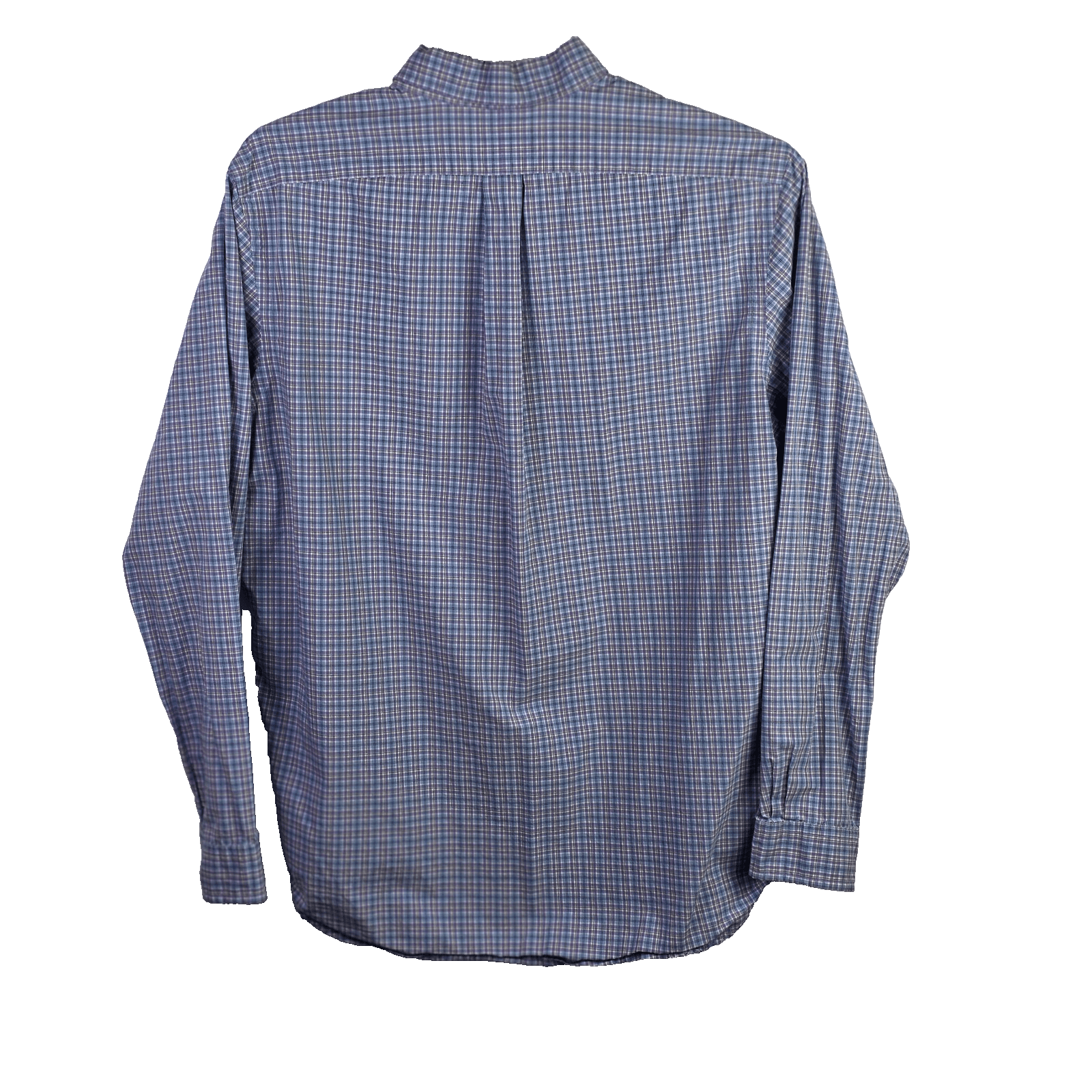 Polo Ralph Lauren Mens XL Blue Gingham Long Sleeve Button Down Shirt - Thumbnail 8