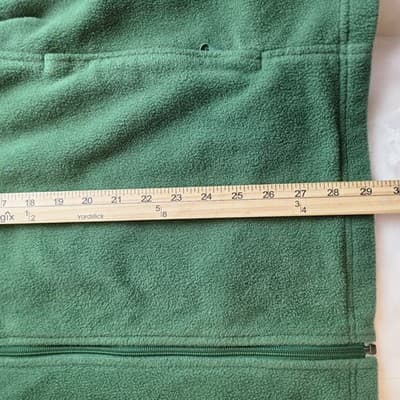 Columbia Washington University XXL Green Full Zip Sleeveless Fleece Jacket - Thumbnail 7