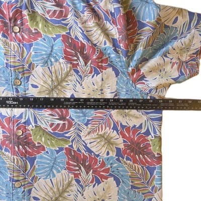 Tommy Bahama Men’s XXXL Hawaiian Tropical Multicolored Short Sleeve Shirt - Thumbnail 9