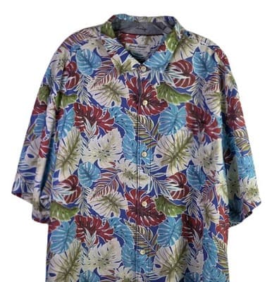 Tommy Bahama Men’s XXXL Hawaiian Tropical Multicolored Short Sleeve Shirt - Image 1