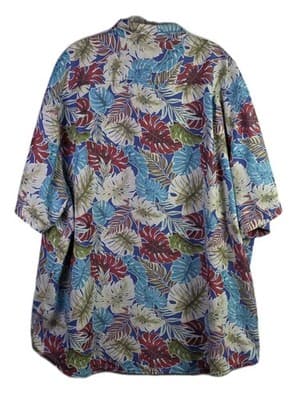 Tommy Bahama Men’s XXXL Hawaiian Tropical Multicolored Short Sleeve Shirt - Thumbnail 11