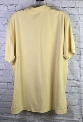 Polo Ralph Lauren Men's Large Yellow Short Sleeve Shirt - Thumbnail 8