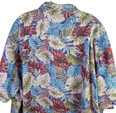 Tommy Bahama Men’s XXXL Hawaiian Tropical Multicolored Short Sleeve Shirt - Thumbnail 12
