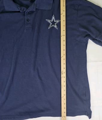 Dallas Cowboys Men’s XXL Blue Embroidered Short Sleeve Shirt - Thumbnail 5