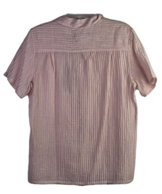 NWT PJ Paul Jones Men's Small Pink Textured Casual Shirt Sleeve Button-Up Shirt - Thumbnail 7