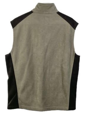 Columbia Men's Large Brown Fleece Full Zip Outerwear Vest - Thumbnail 7