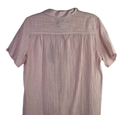 NWT PJ Paul Jones Men's Small Pink Textured Casual Shirt Sleeve Button-Up Shirt - Thumbnail 8
