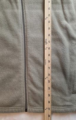 Columbia Men's Large Brown Fleece Full Zip Outerwear Vest - Thumbnail 8
