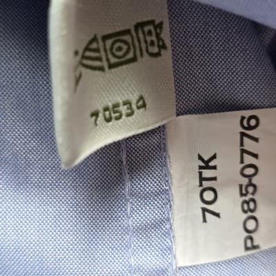 Orvis Womens Size 6 Blue Long Sleeve Button-Down Shirt - Thumbnail 8