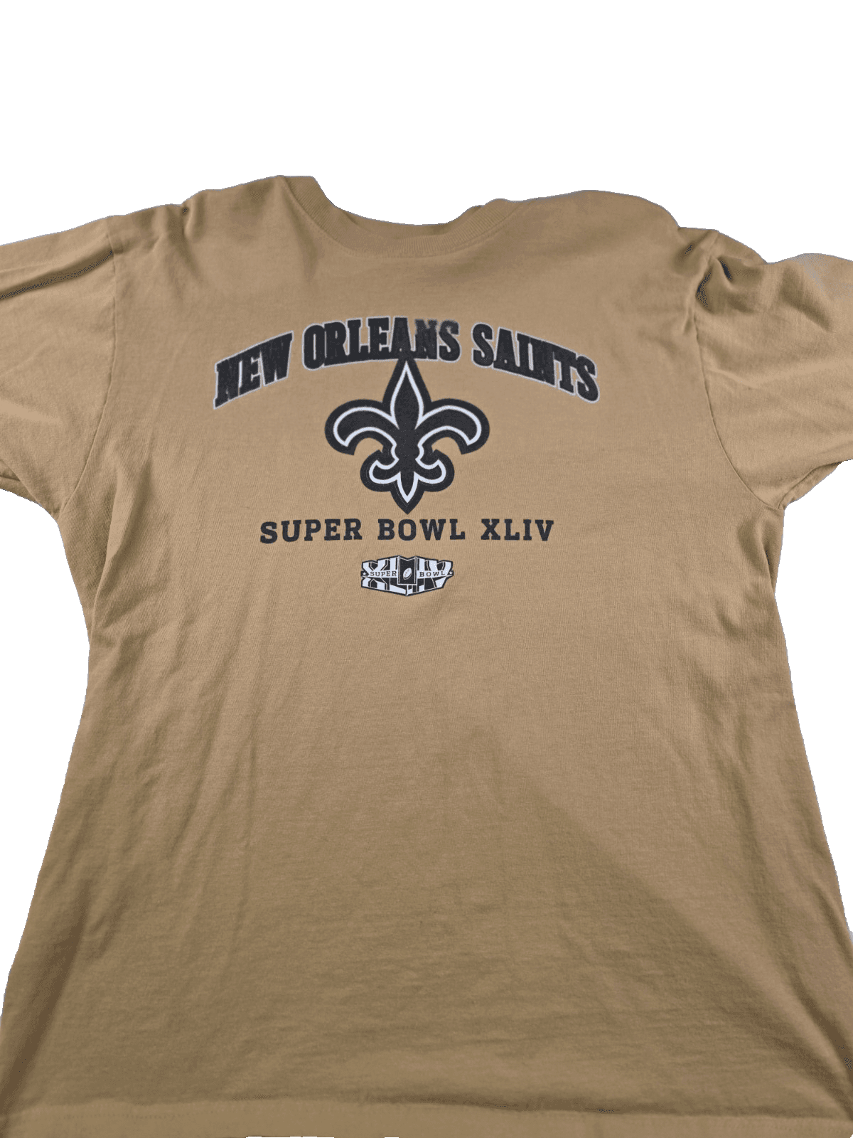 Reebok New Orleans Saints Men's Medium Brown Super Bowl XLIV Shirt - Image 1