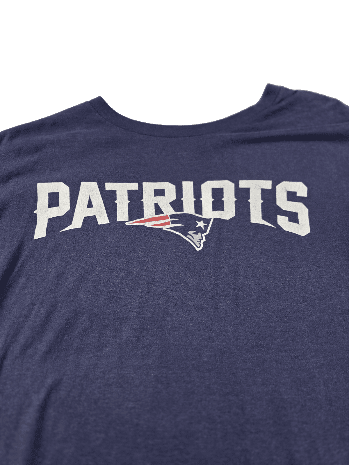 NWT New England Patriots XL Navy Blue Short Sleeve Shirt - Thumbnail 2
