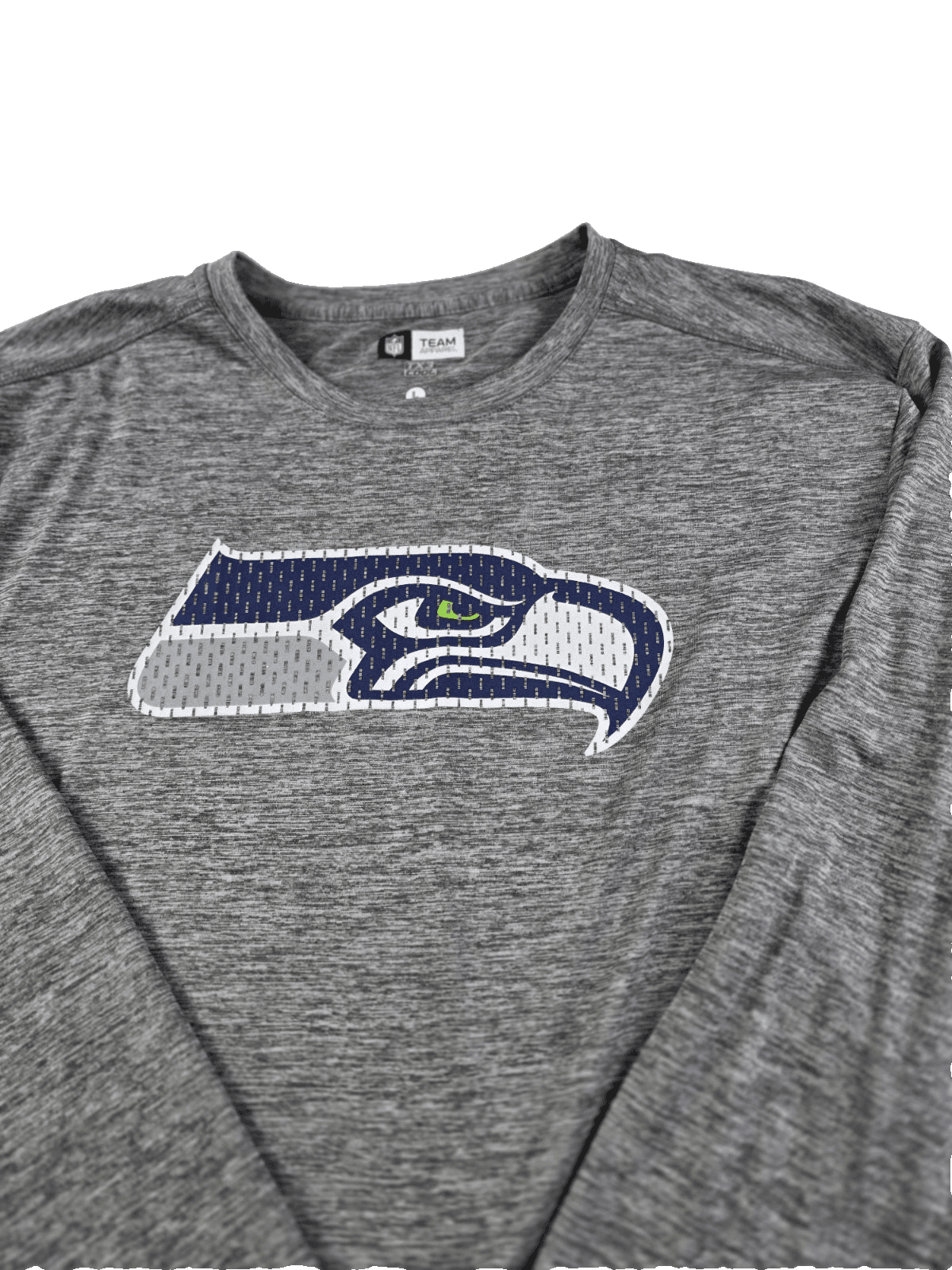 Seattle Seahawks Large Gray TX3 Long Sleeve Shirt - Thumbnail 2