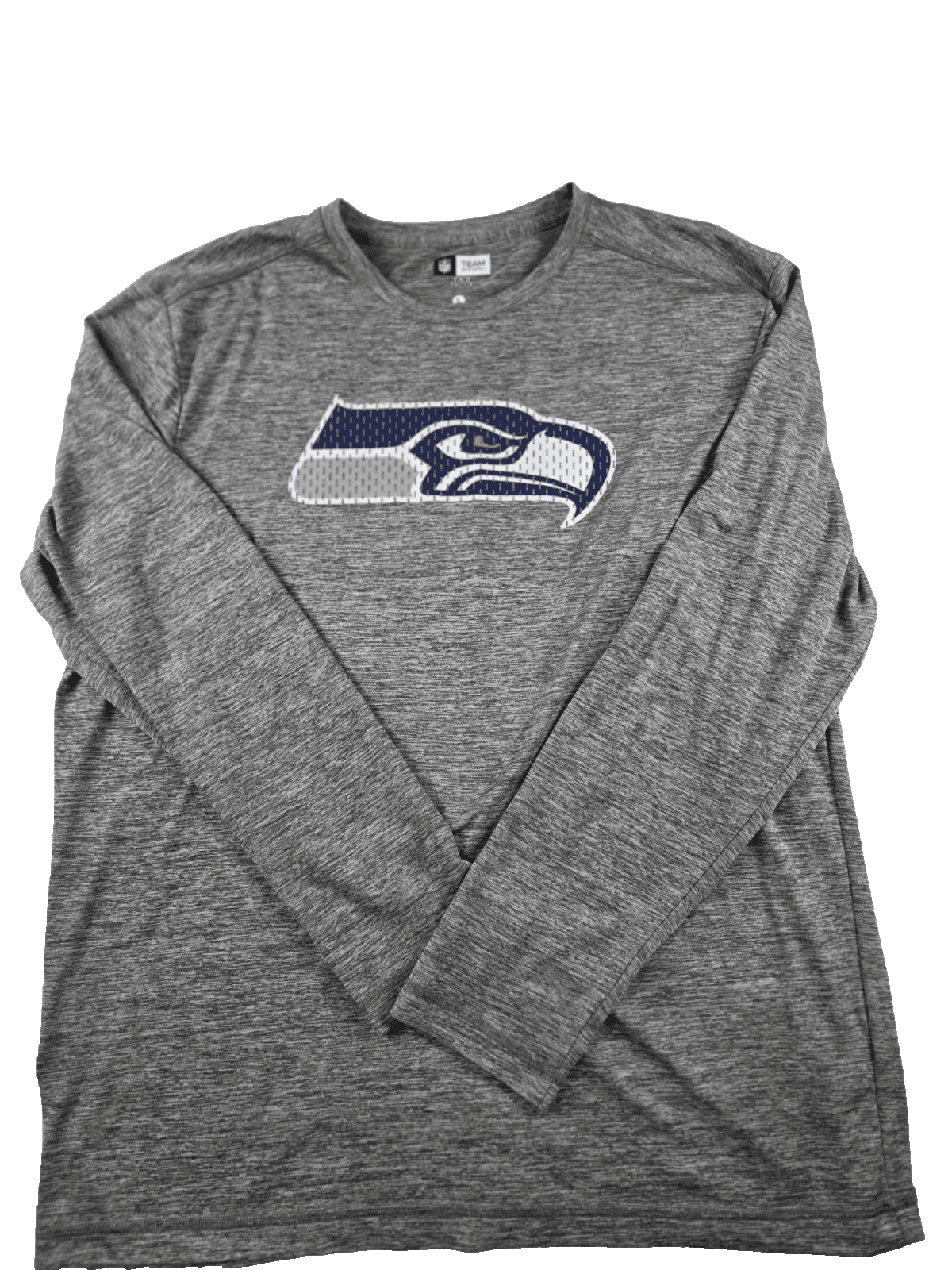 Seattle Seahawks Large Gray TX3 Long Sleeve Shirt - Image 1