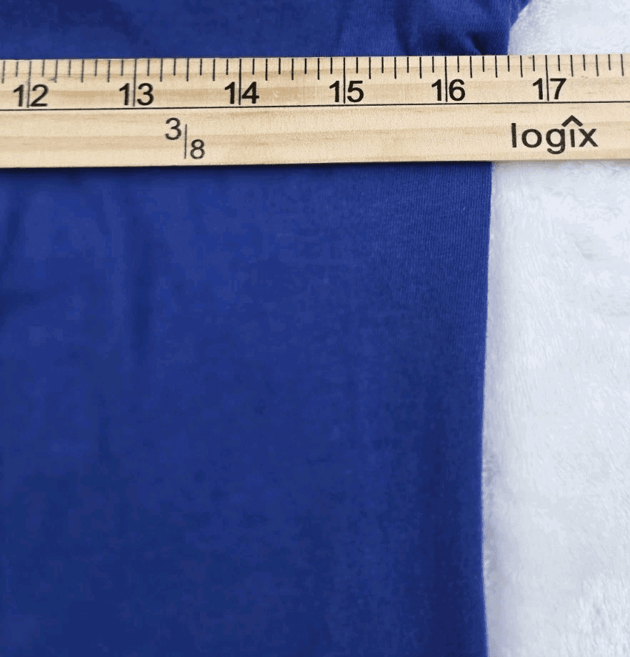Team Apparel New York Giants Youth Large 12/14 Blue Long Sleeve T Shirt - Thumbnail 5