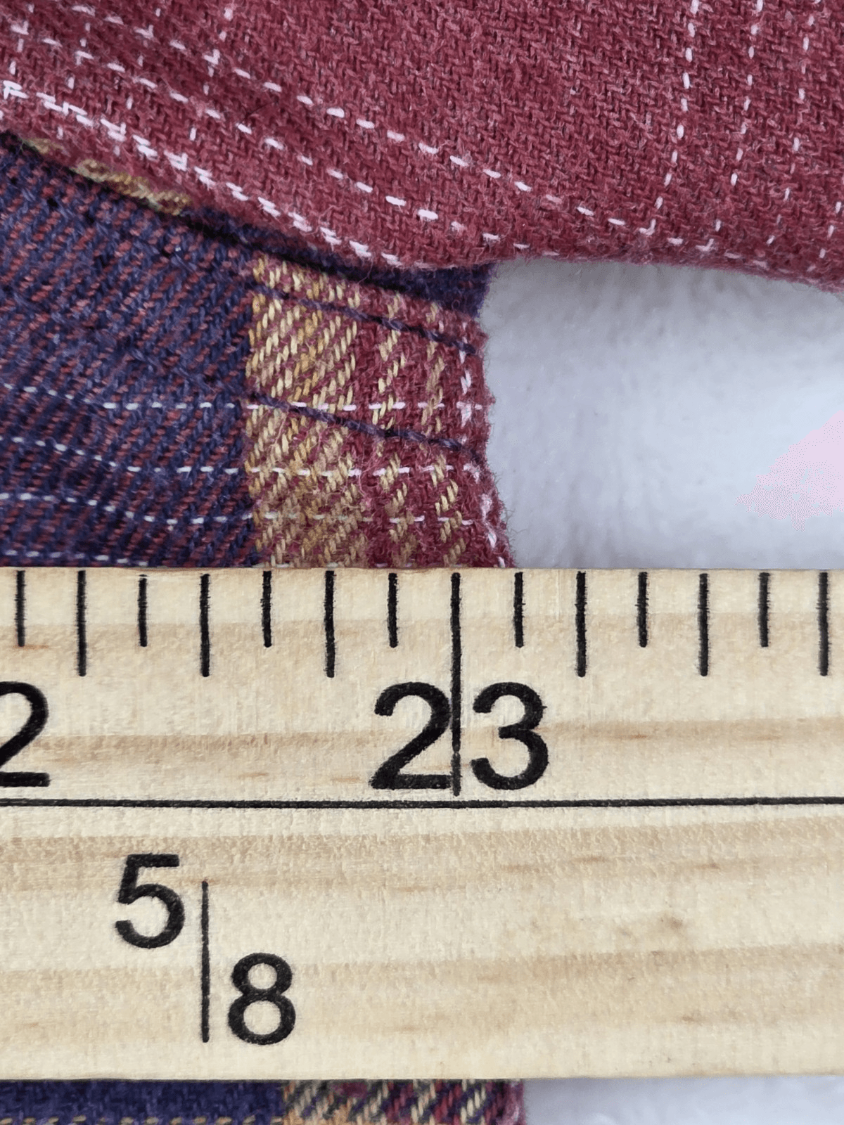 SOLARIS Men's Large Red Buffalo Check Long Sleeve Button Up Shirt - Thumbnail 5
