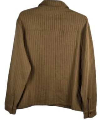 NWT Goodfellow & Co. Men's XL Tan Quilted Knit Shirt Jacket. - Thumbnail 6
