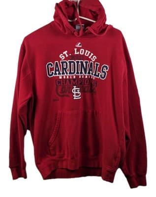 Majestic Sweatshirt St. Louis Cardinals 2011 World Series Champions Hoodie - Image 1