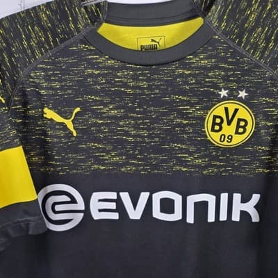 Puma Adult XXL BORUSSIA DORTMUND 2018/2019 FOOTBALL SHIRT - Thumbnail 3