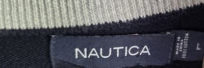 Nautica Men's Large Navy Blue Large 1/4 Zip High Neck Long Sleeve Sweater - Thumbnail 2
