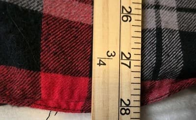 Ocean Pacific Men's XL Red Flannel Plaid Long Sleeve Button Down - Thumbnail 8