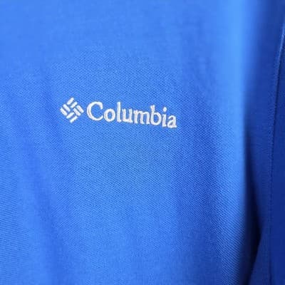Columbia Men's Small Blue Omni-Wick Short Sleeve Polo Shirt NWT - Thumbnail 4