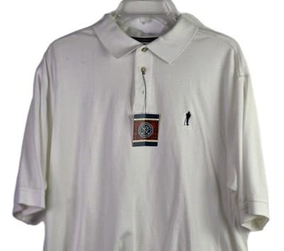 NWT Payne Stewart Men's XL White Short Sleeve Polo Shirt - Image 1