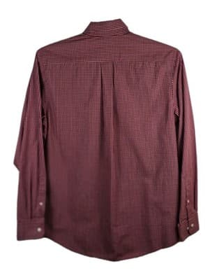 Croft & Barrow Men's 16 34/35 Easy Care Red Checkered Long Sleeve Button Up - Thumbnail 6