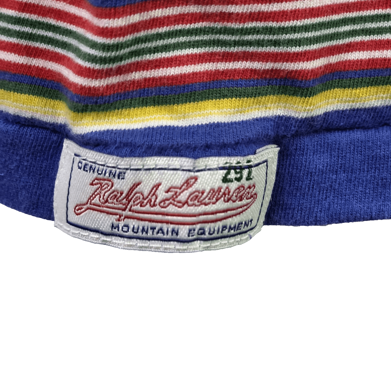 Polo Ralph Lauren Boy's XL (18-20) Royal Blue Striped Short Sleeved T-Shirt - Thumbnail 7