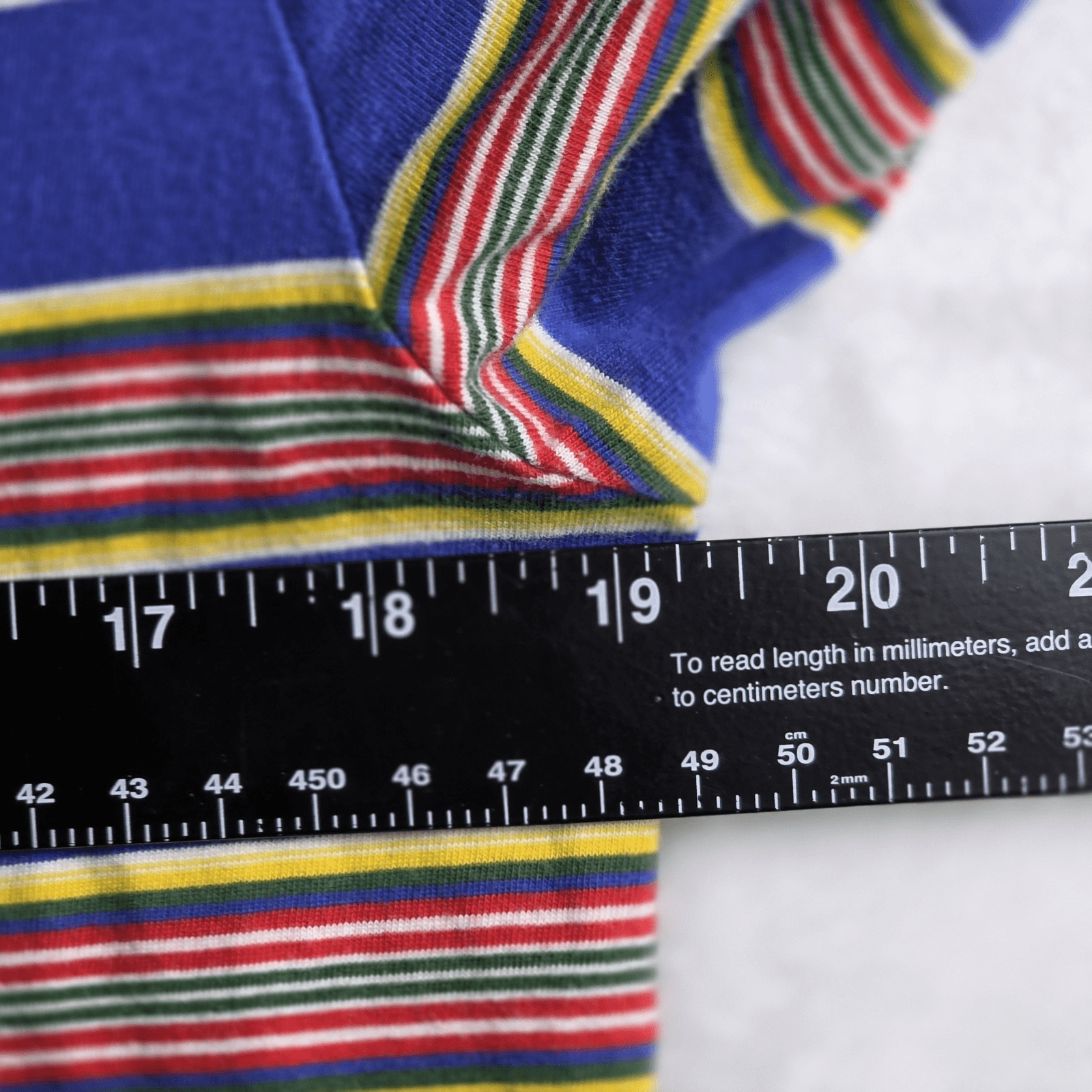 Polo Ralph Lauren Boy's XL (18-20) Royal Blue Striped Short Sleeved T-Shirt - Thumbnail 8