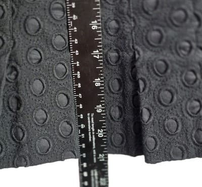 Kenneth Cole Reaction Women's 6 Black Eyelets Button Up V Neck Blazer - Thumbnail 8