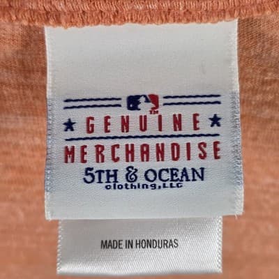 MLB Baltimore Orioles Women’s Small Genuine Merchandise Orange Tank Top - Thumbnail 4