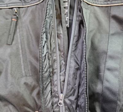 NWOT Harley Davidson Men's XXL Double Zip Black Roadway Reflective Jacke - Thumbnail 5