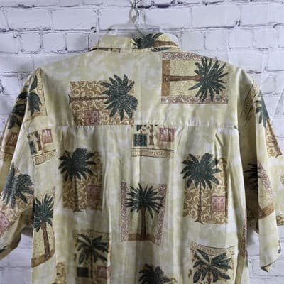 Montego Joe Men's XXL Hawaiian Short Sleeve Button Up Shirt - Thumbnail 8