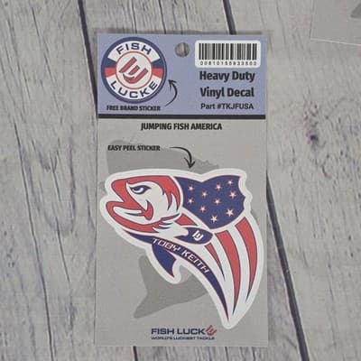Fish Luck Heavy Duty Vinyl Decal Lot Of 25 - Thumbnail 4