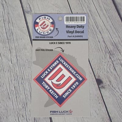 Fish Luck Heavy Duty Vinyl Decal Lot Of 25 - Thumbnail 3