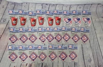 Fish Luck Heavy Duty Vinyl Decal Lot Of 25 - Image 1