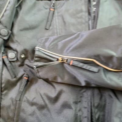 NWOT Harley Davidson Men's XXL Double Zip Black Roadway Reflective Jacke - Thumbnail 7