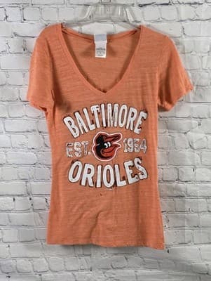 MLB Baltimore Orioles Women’s Small Genuine Merchandise Orange Tank Top - Thumbnail 2