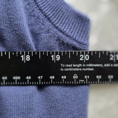 Greg Norman Men's XL Blue Sweater Vest - Thumbnail 5