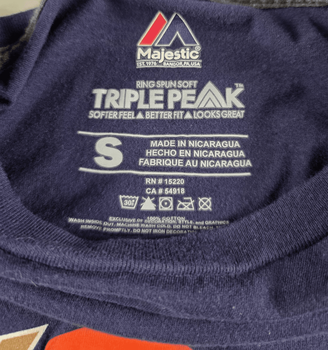 Majestic 2017 Houston Astros Championship T-Shirt Size Small - Thumbnail 4