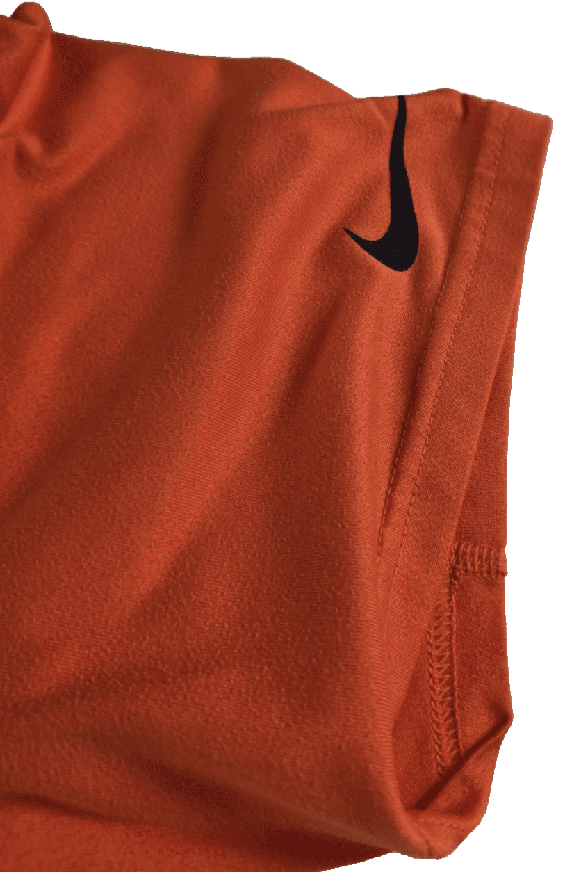 Nike Denver Broncos Men's Small Dri-Fit Orange Athletic Training Shirt - Thumbnail 4