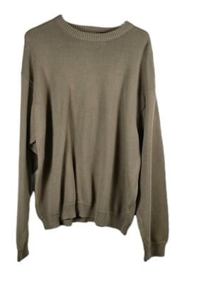 Vintage Eddie Bauer Men's XL Beige Pullover Knit Sweater - Image 1
