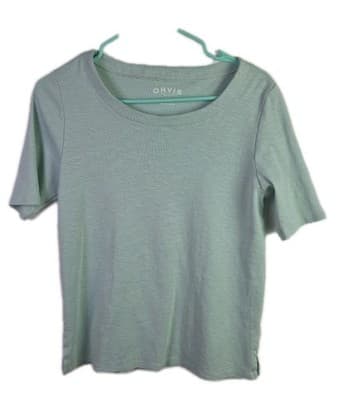 Orvis Women's Small Green Long Sleeve Rayon Shirt - Image 1